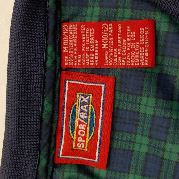 Sportrax Women's Size Medium Plaid Rain Jacket - Picture 7 of 8